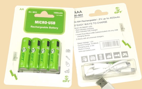 USB充電鎳氫電池5號7號 USB充電鎳氫電池5號7號