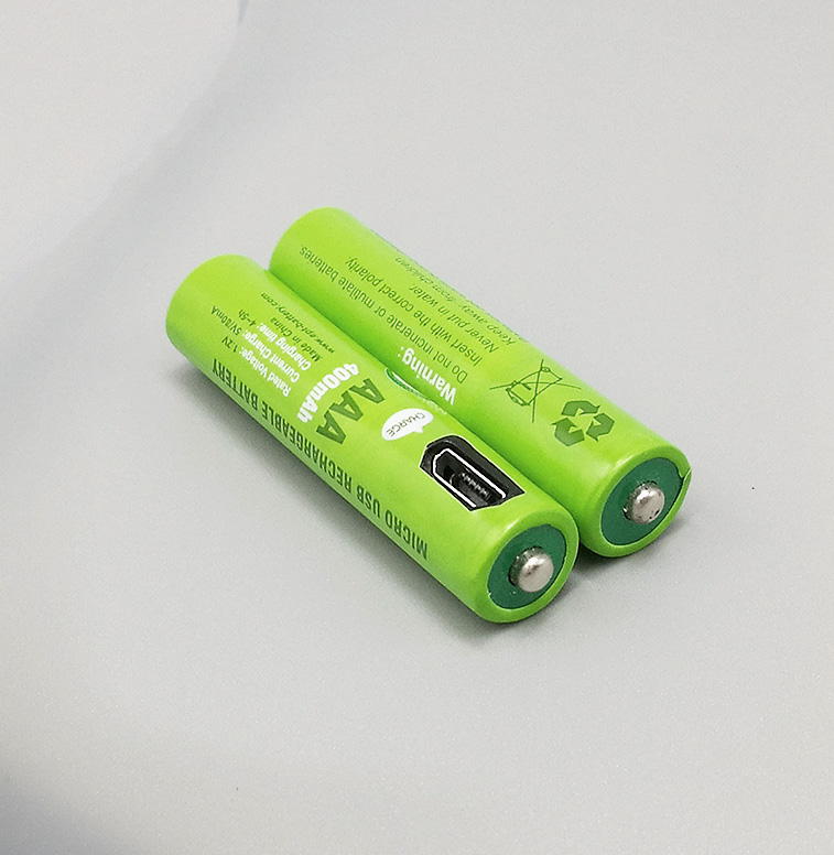 1.2V 400mAh AAA7號Type-c口充電鎳氫電池 1.2V 400mAh AAA7號Type-c口充電鎳氫電池