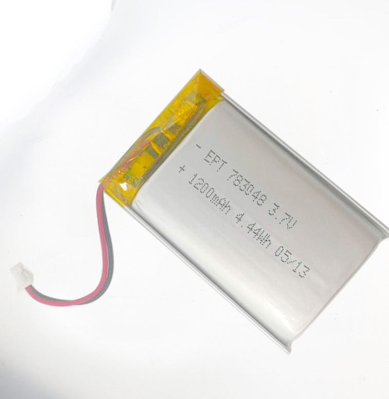 3.7V  783048 1200mAh 高溫燈具聚合物鋰電池 3.7V  783048 1200mAh 高溫燈具聚合物鋰電池