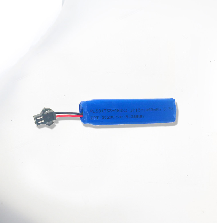 3.7V 5.2wh 581363 1440mAh LED燈鋰電池 3.7V 5.2wh 581363 1440mAh LED燈鋰電池
