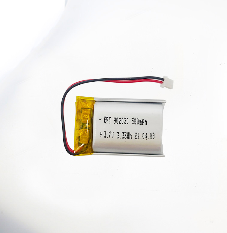 3.7V 902030 500mAh 藍牙音箱聚合物鋰電池 3.7V 902030 500mAh 藍牙音箱聚合物鋰電池