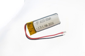 3.7V  601231 200mAh 耳機聚合物鋰電池 3.7V  601231 200mAh 耳機聚合物鋰電池